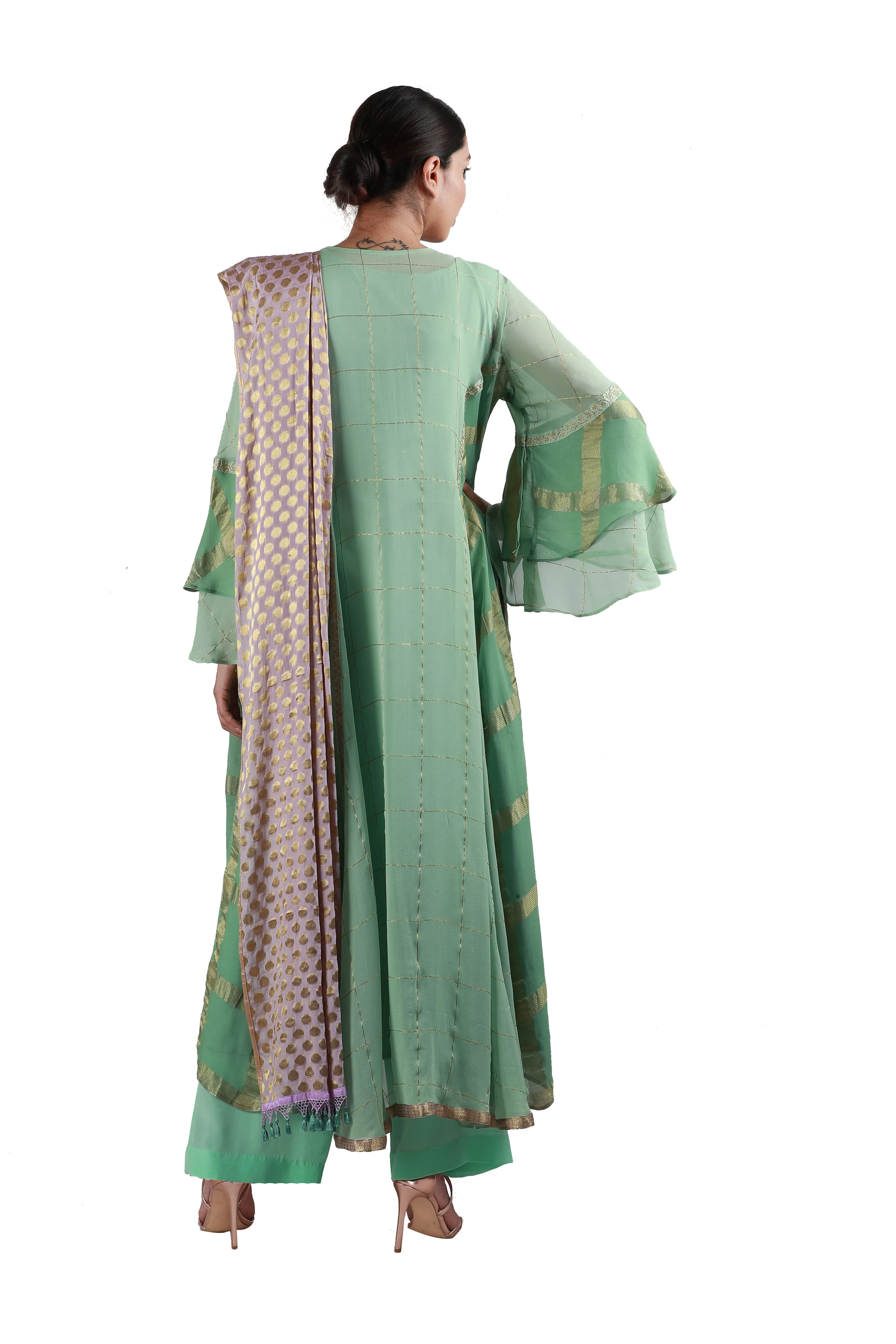 Mint green Salwar