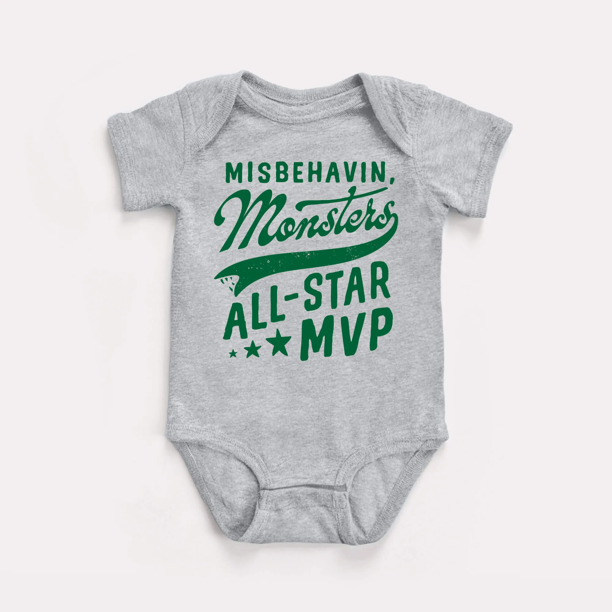 Misbehavin' Monsters Baby Bodysuit