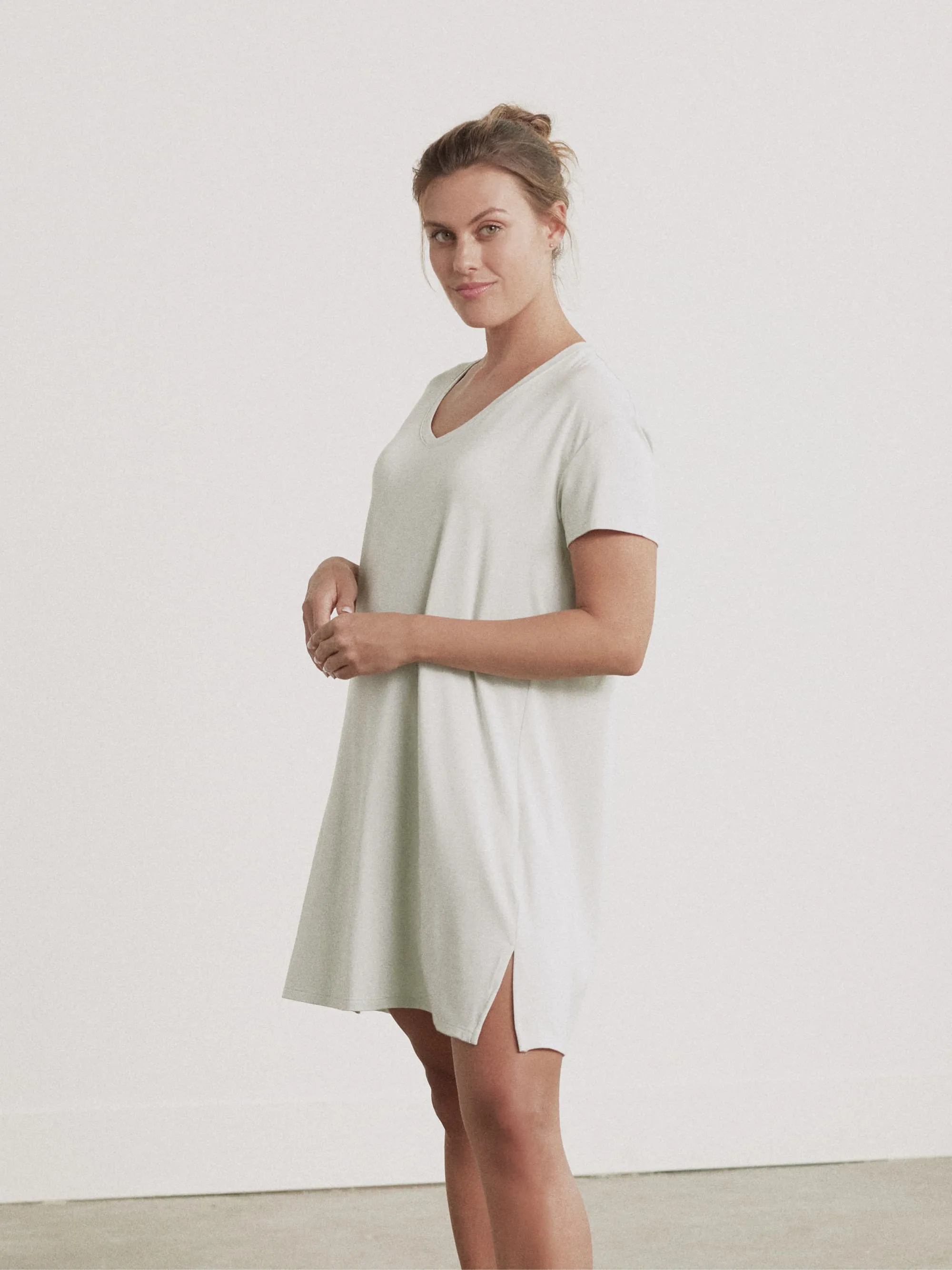 Modal V-Neck Dress