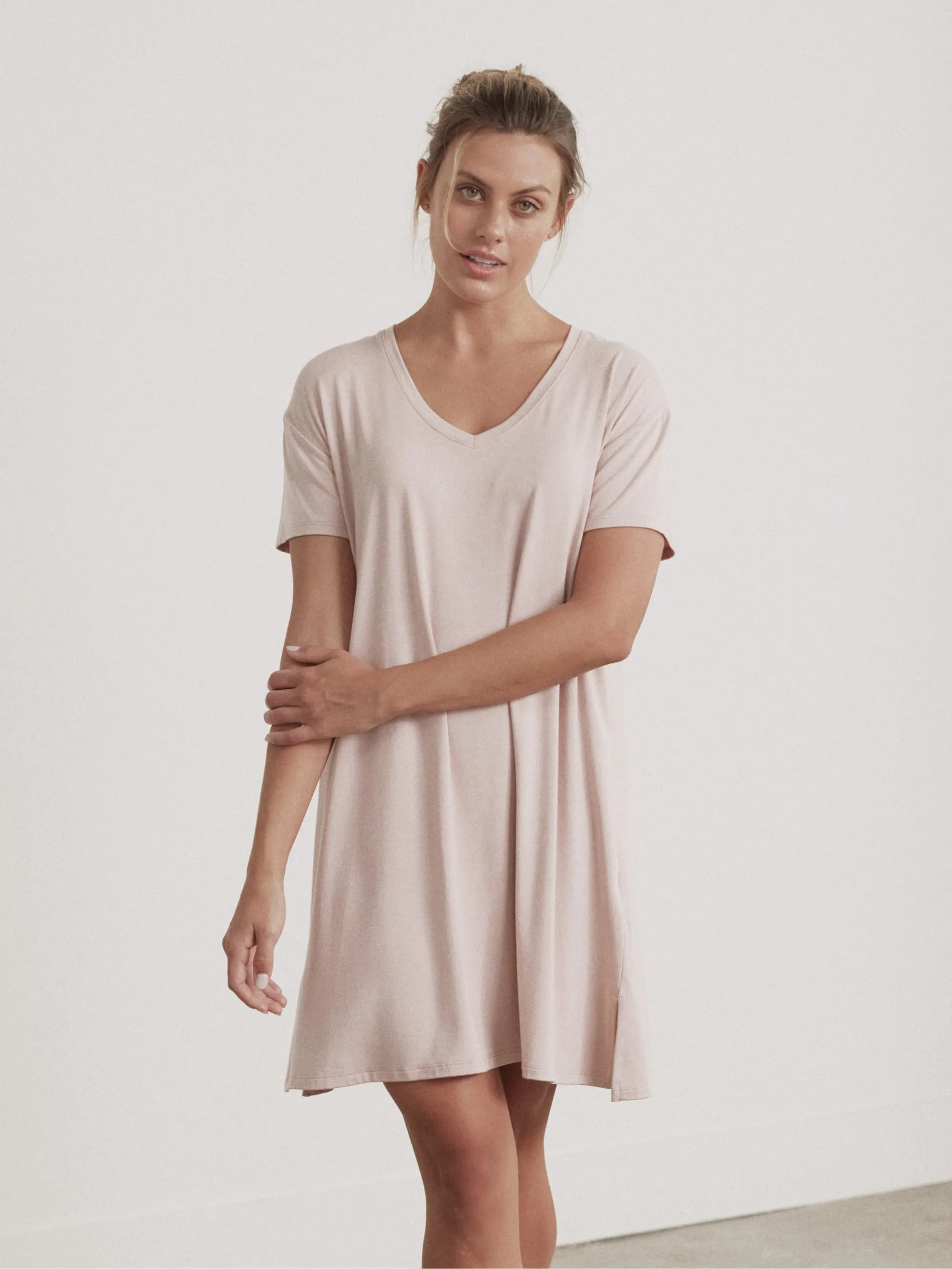 Modal V-Neck Dress