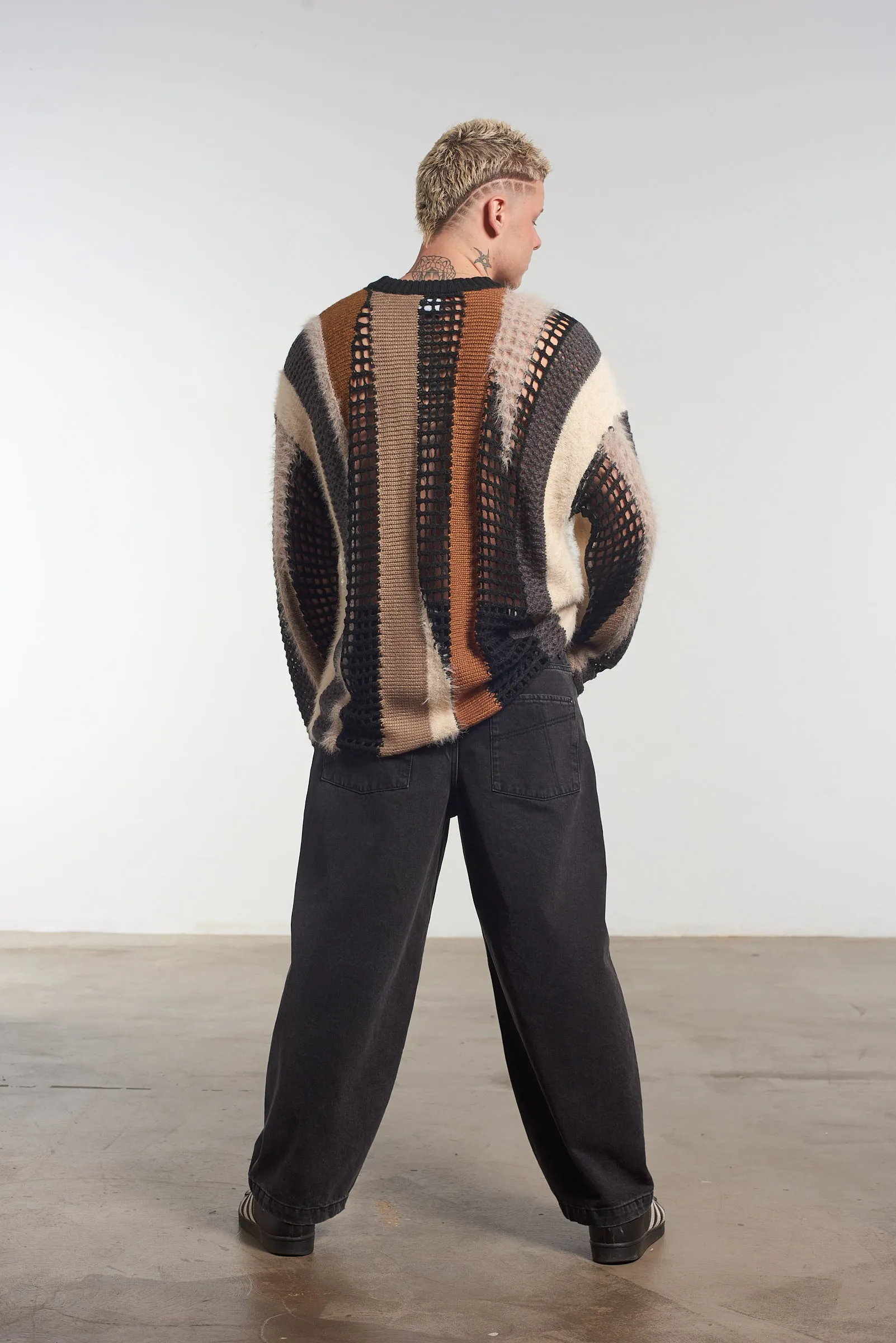 Network Patchwork Knit