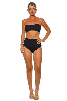 Osiris Black Strapless Bikini Set