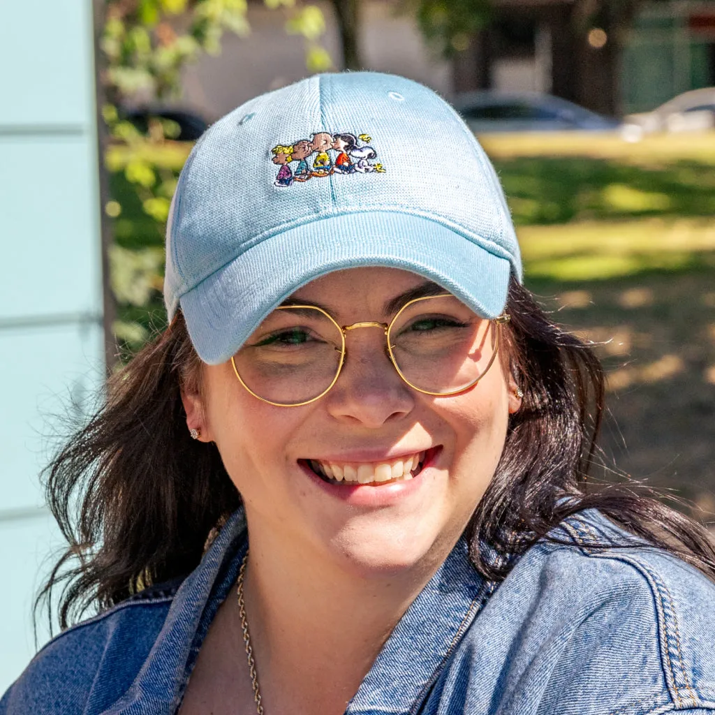 Peanuts Sterling Blue and Light Blue Speckled Hero Cap