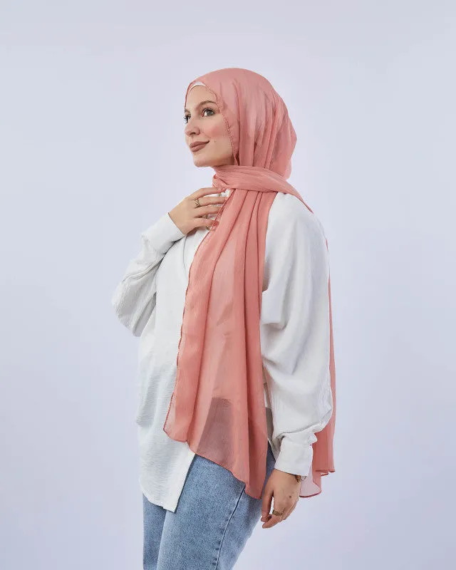 Plain Crinkled Chiffon