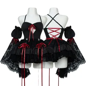 Pre-Order Blood Moon Laced Witch Dress