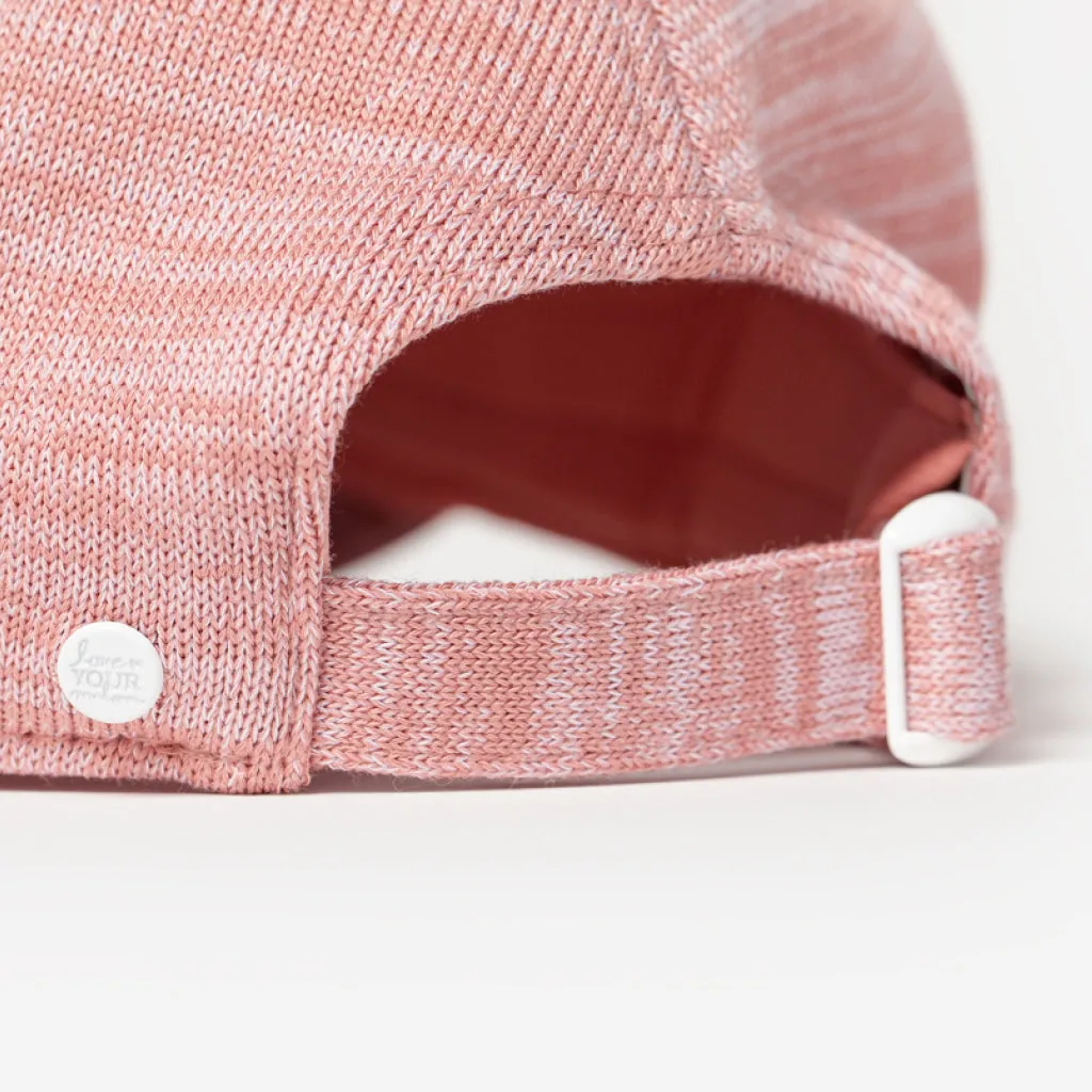 Rose and White Speckled “Mom” Hero Cap