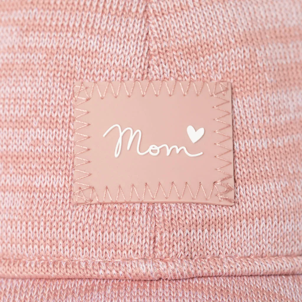 Rose and White Speckled “Mom” Hero Cap