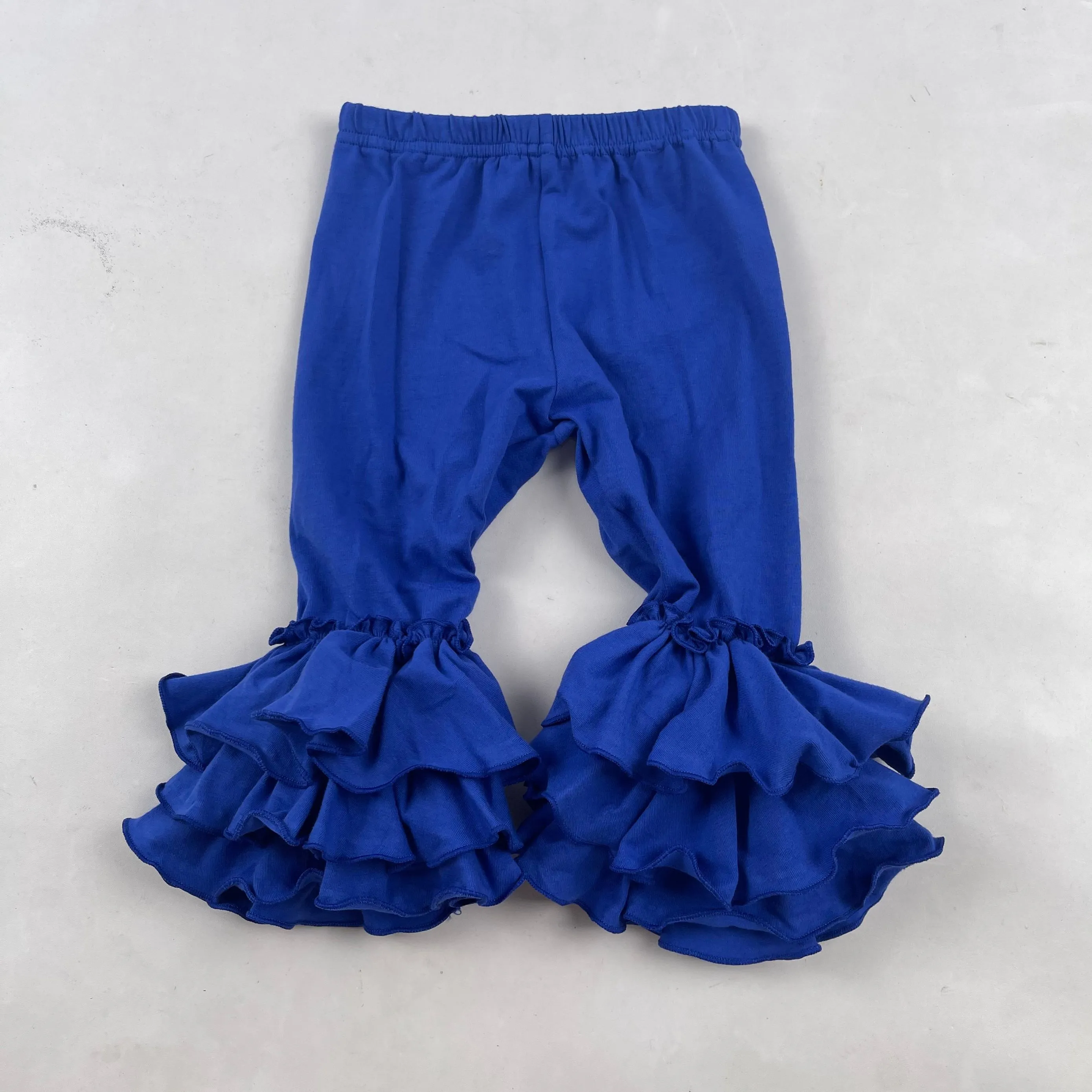 ROYAL BLUE RUFFLE PANTS