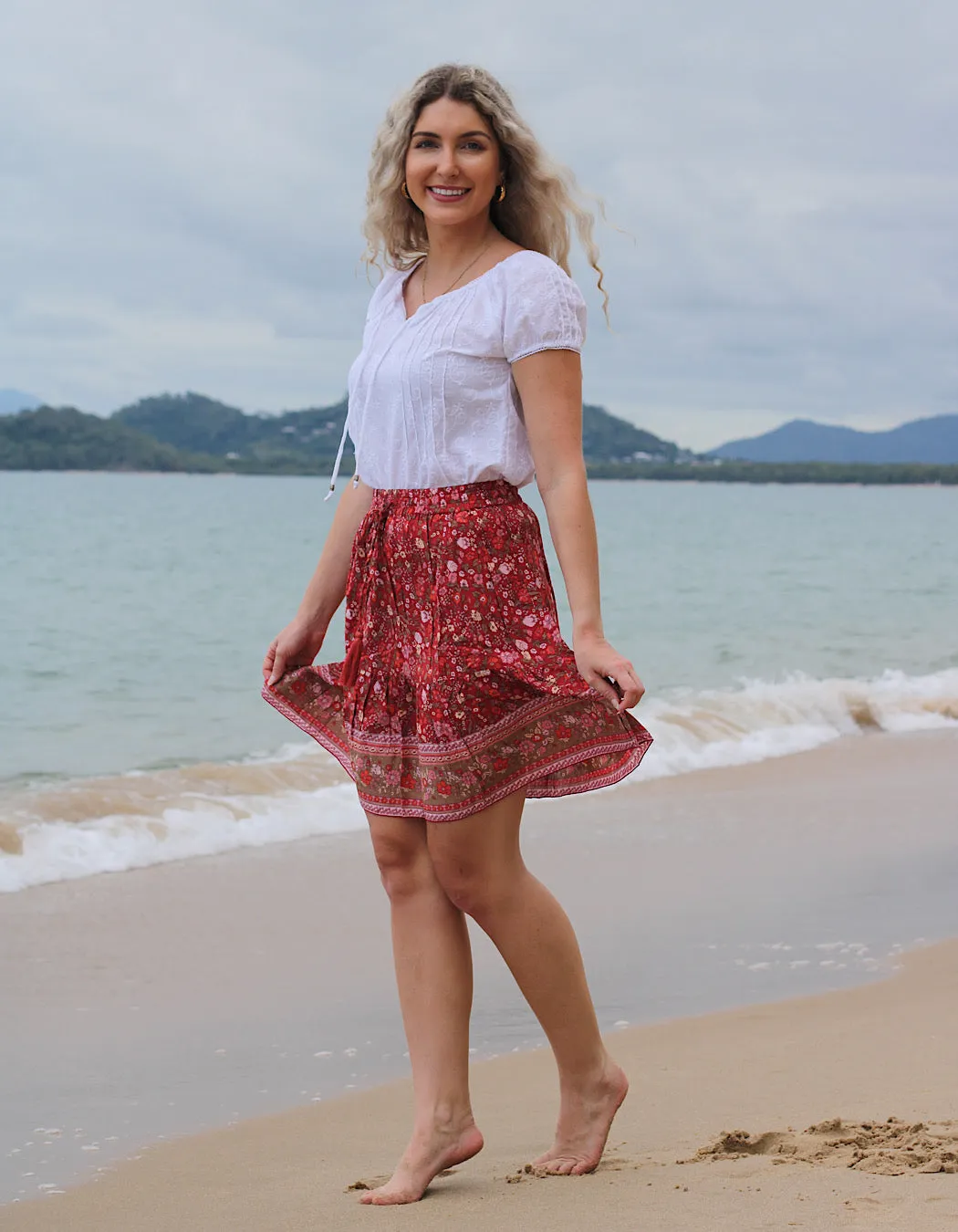 Ruby Wild Flower Skirt