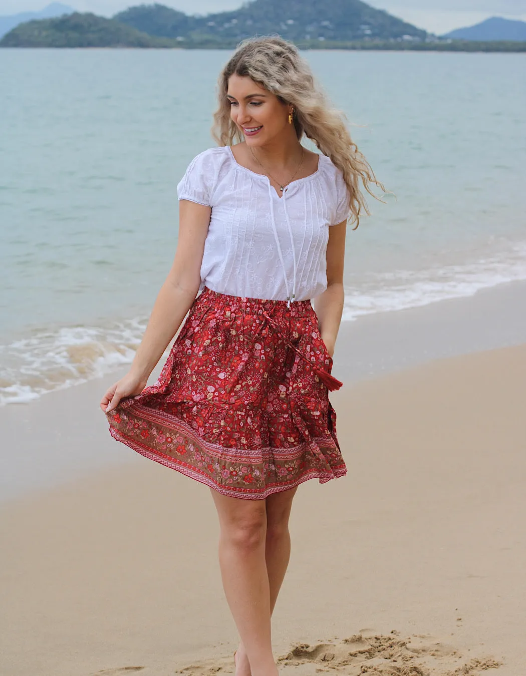 Ruby Wild Flower Skirt