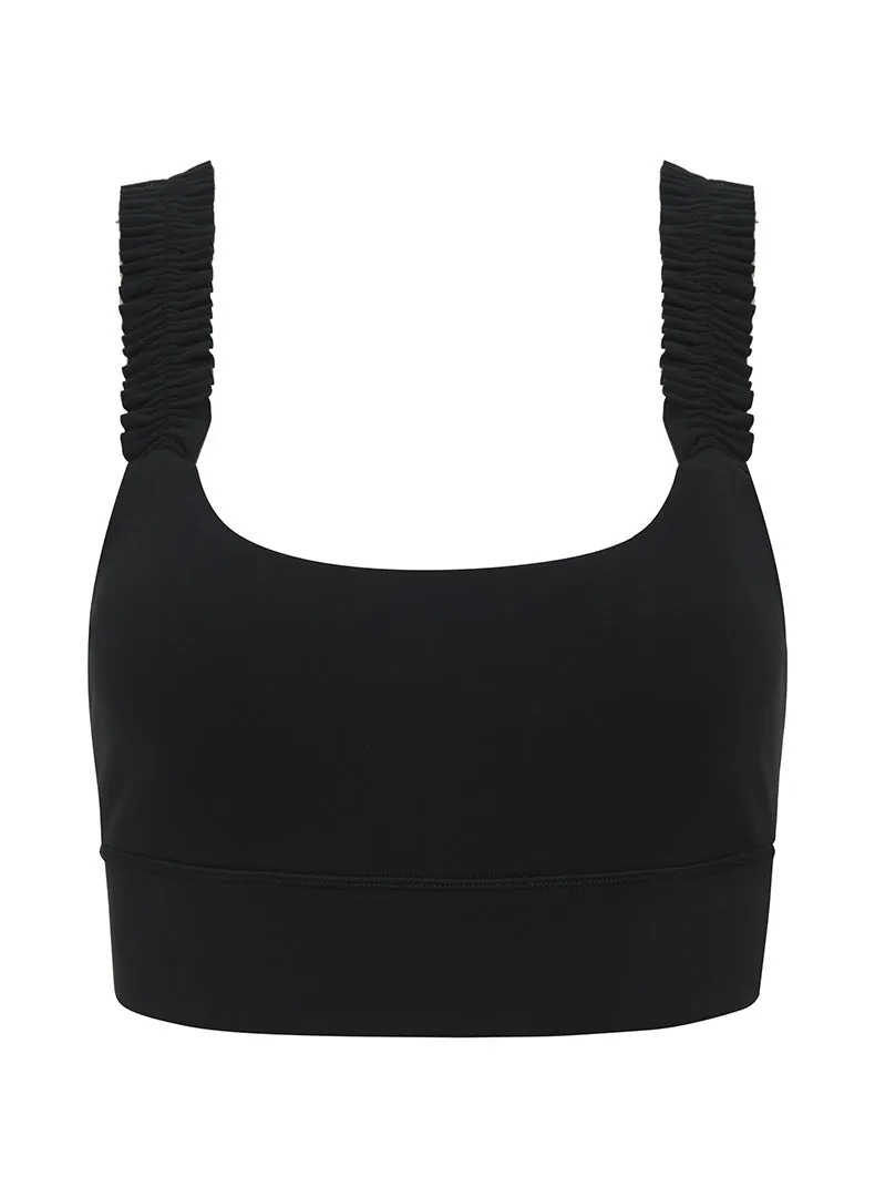 Ruffle Strap Bra - FINAL SALE