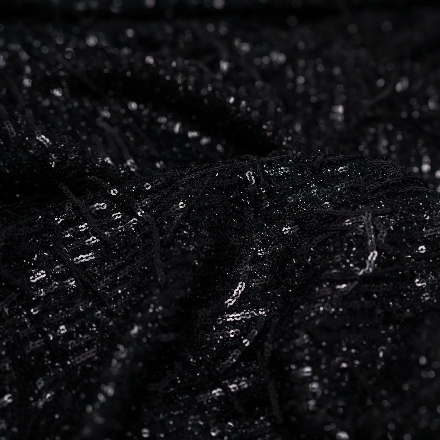 Shimmy Polyester Mesh with Dangle Sequin Fabric | Blue Moon Fabrics