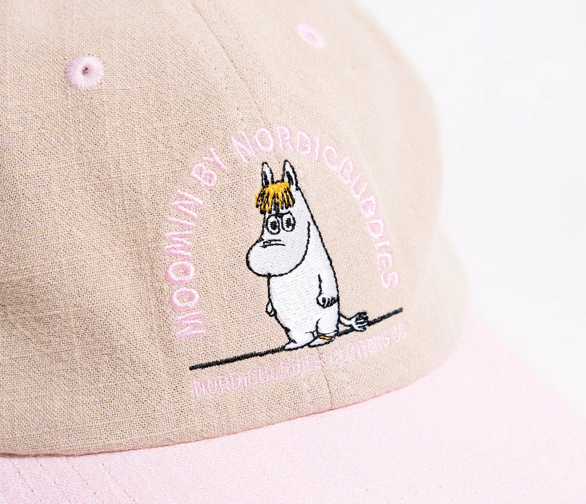 Snorkmaiden's Temper Adult Cap - Beige and Light Pink