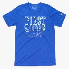 The First Down Tee (Blue)