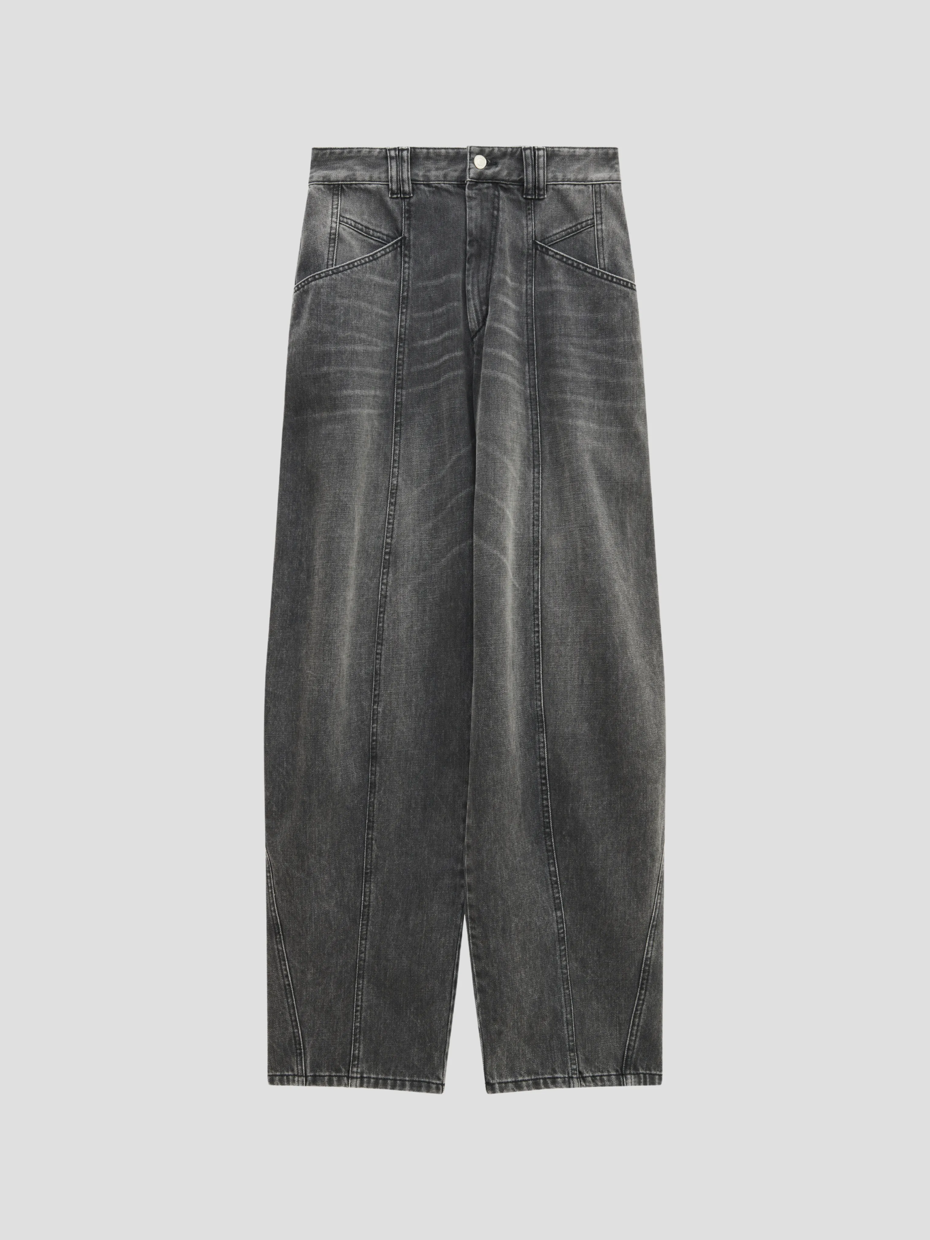 Vetan Denim Pant in Faded Black