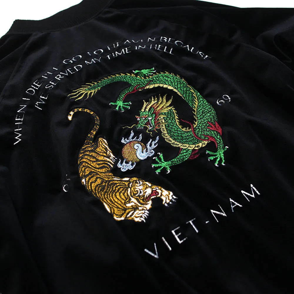 Vietnam Velvet Embroidery Bomber Souvenir Vintage Jacket *Low Stock*