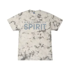 Washington Spirit Tie Dye Short Sleeve Tee - White (Adult)